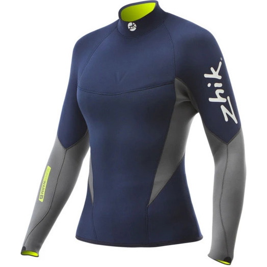 Zhik Da Donna Superwarm V Top In Neoprene DTP1120W - Navy